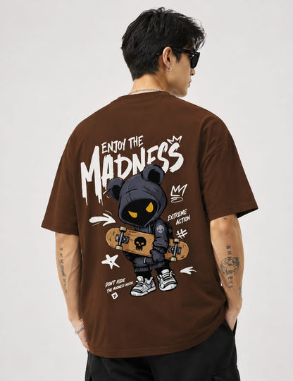 Brown Typography T-Shirt